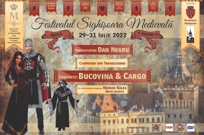 Programul complet al Festivalului Sighișoara Medievală 2022