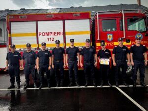 Pompieri mureșeni, din nou acasă după o misiune dificilă în Franța