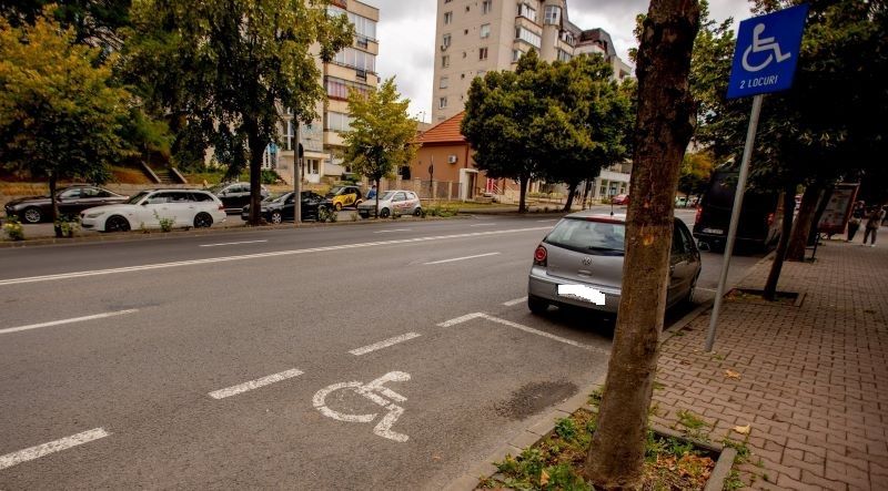 Parcări noi pentru persoanele cu dizabilități din Târgu Mureș
