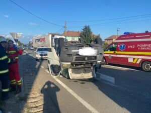Poliția Mureș, detalii despre accidentul cu 11 victime de la Bălăușeri