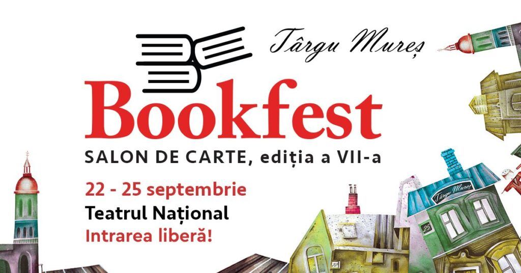 Bookfest vine la Teatrul Național din Târgu Mureș în septembrie