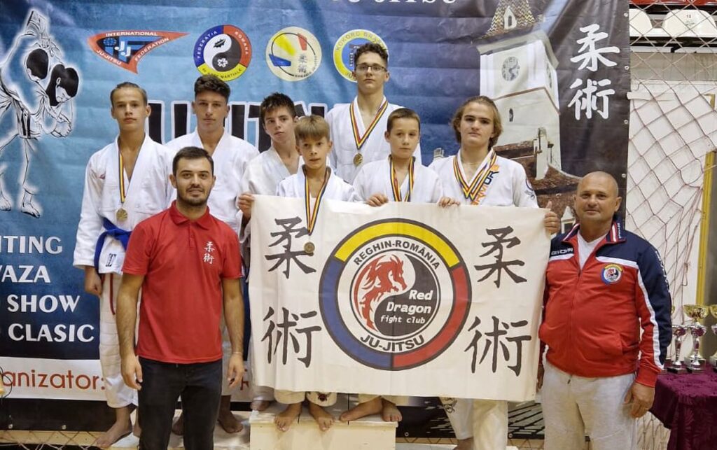 Red Dragon Reghin, rezultate meritorii la Open Ju-jitsu Brașov