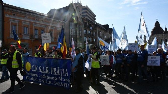 Protest CNSLR-Frăția, uniți pentru schimbare!