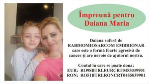 Campanie umanitară pentru micuța Maria Daiana
