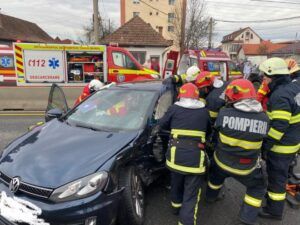 FOTO: Accident grav, cu un minor rănit, în Sângeorgiu de Mureș