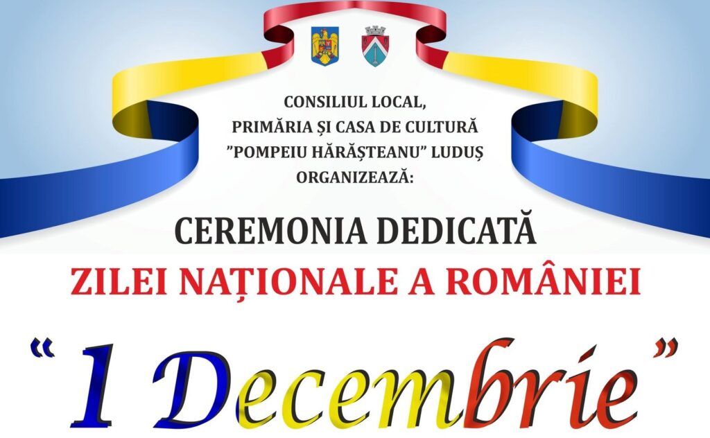 Ceremonie de Ziua Națională a României, la Luduș