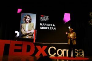 Marinela Ardelean, stâncă vie în fața misoginismului, la TEDxCornișa Women