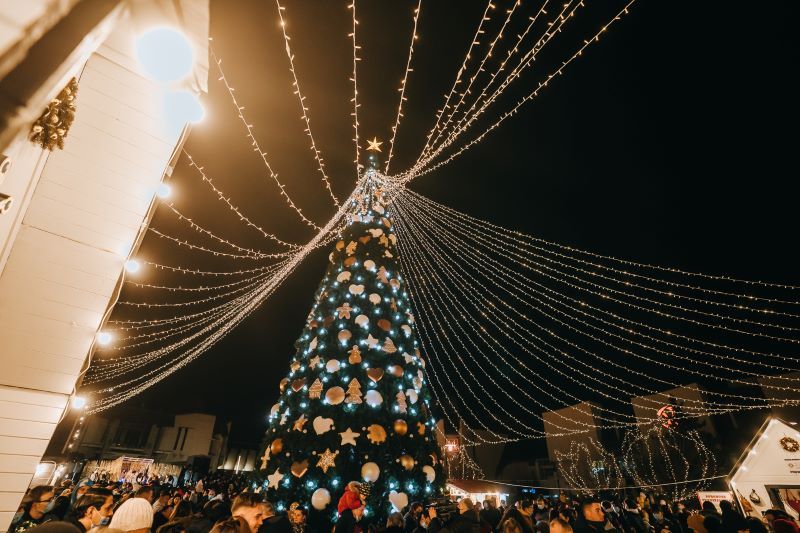 Târgu Mureș: Restricții de circulație luni, la iluminatul festiv al bradului de Crăciun