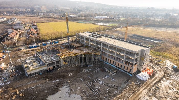FOTO: 2022, an cu rezultate vizibile pentru construirea Spitalului Oncologic Târgu Mureș