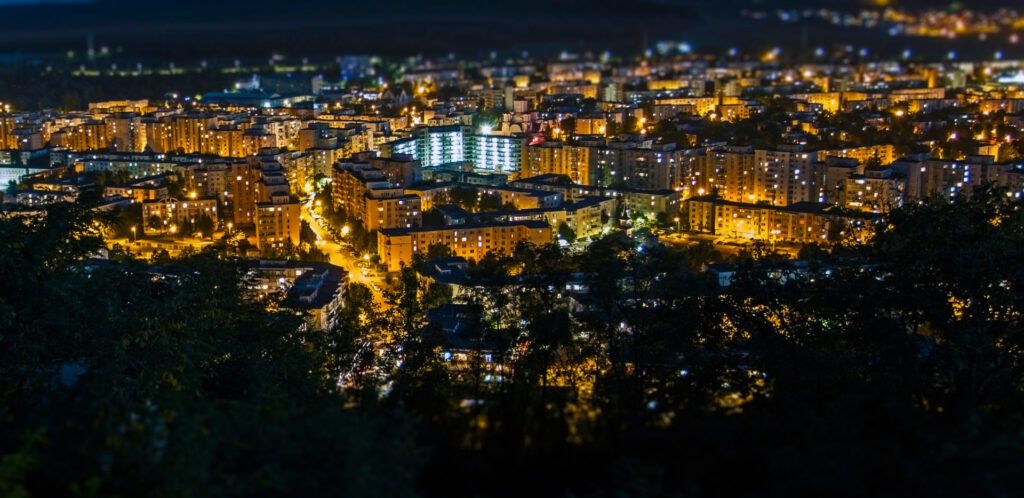 VIDEO: Luminițe ciudate filmate deasupra municipiului Târgu Mureș