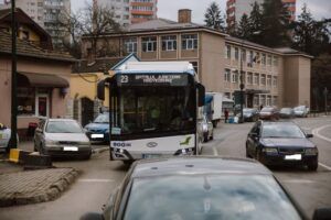 Autobuze electrice, în probe pe trasee din Târgu Mureș