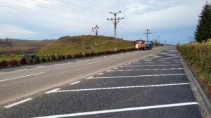 FOTO: Parcări noi și asfaltări în zona Târgului din Râciu