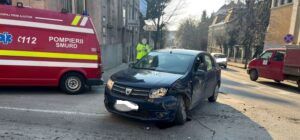 Accident într-o intersecție din Târgu Mureș