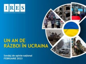 <strong>Sondaj IRES: Părerea românilor după un an de la izbucnirea războiului din Ucraina</strong>