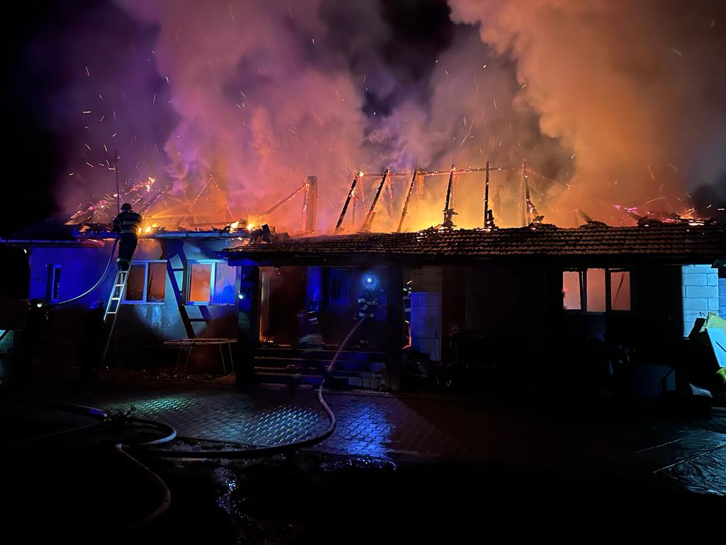 Incendiu la o casă din Fărăgău