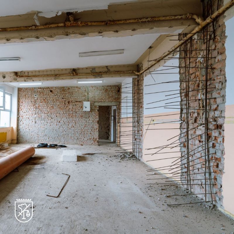 Lucrări de reabilitare la Gimnaziul ”Schiller” din Târgu Mureș