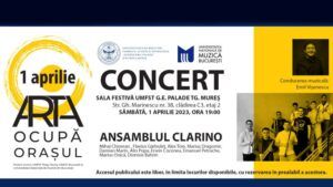 „Weekend cultural la UMFST” – Emil Vișenescu și Ansamblul Clarino, concert în debutul stagiunii de primăvară-vară