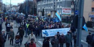 Marș pentru autonomia Ținutului Secuiesc, la Târgu Mureș