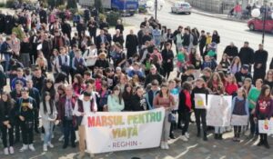 FOTO, VIDEO: Marșul pentru Viață, la Reghin