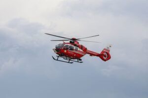 Elicopter SMURD Târgu Mureș, intervenție pentru salvarea unui bebeluș de opt zile