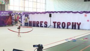 Regal de grație și frumusețe la Mureș Trophy, concurs internațional de gimnastică ritmică.