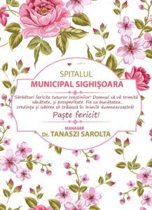 Spitalul Municipal Sighișoara vă urează Paște fericit