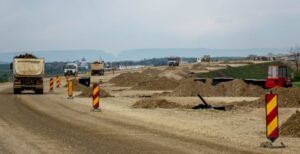 FOTOREPORTAJ. Șantierul A3 Chețani – Câmpia Turzii la final de aprilie
