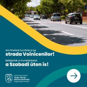 Lucrările de reabilitare a străzii Voinicenilor din cartierul Unirii au fost finalizate