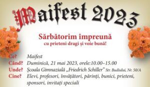 ”Maifest”, sărbătoare organizată de Școala Gimnazială ”Friedrich Schiller”