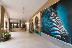 Trei panouri cu grafitti amplasate la Zoo Târgu-Mureş