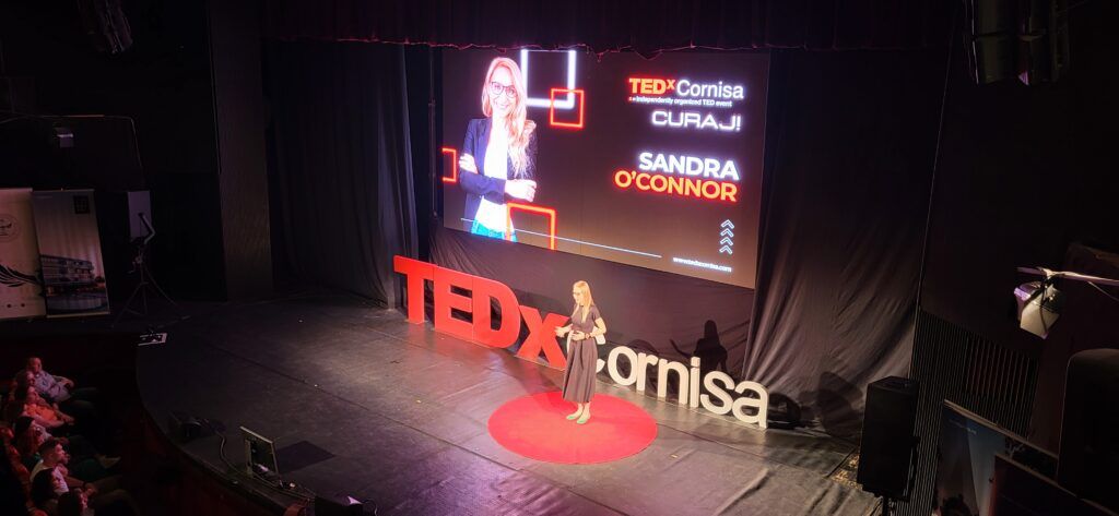 TEDx Cornişa Sandra O`Connor: Curajul fără speranţă este un simplu act de supravieţuire