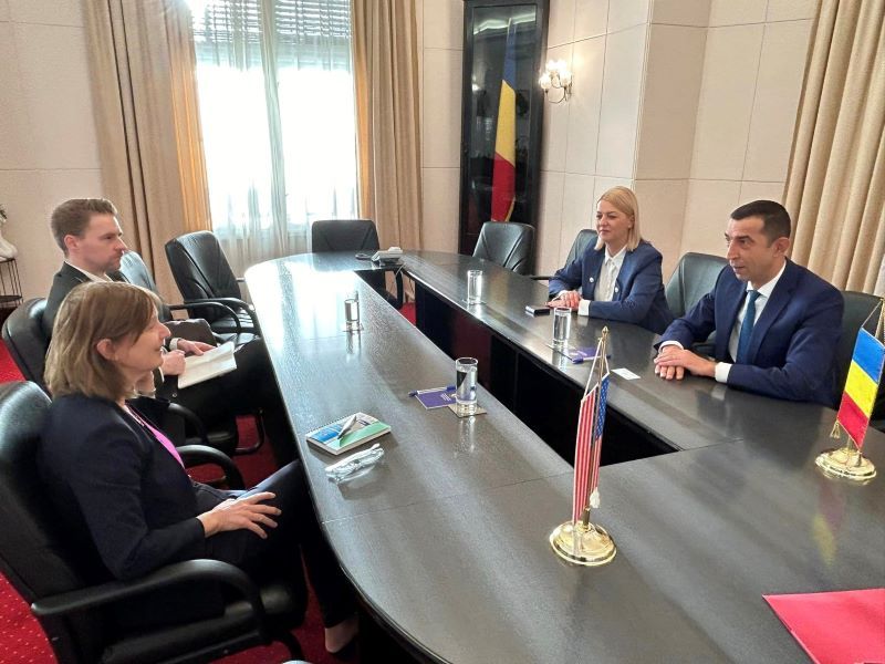 Ambasadorul SUA în România, întâlnire cu prefectul Ciprian Dobre