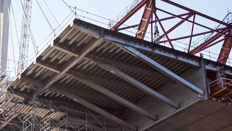 Pod nou construit de o firmă mureșeană