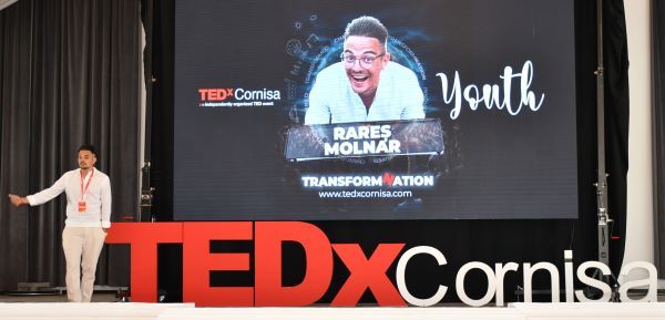 Rareș Molnar, la TEDxCornișa Youth: „Un proiect personal are menirea de a te face împlinit”