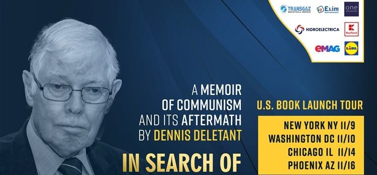 Volumul de memorii semnat de Dennis Deletant, unul dintre cei mai reputați specialiști străini în istoria României, lansat în SUA