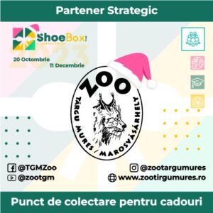 Grădina Zoologică se alătură campaniei ”Shoebox Mureș – Bucurie la cutie” și deschide punct de colectare
