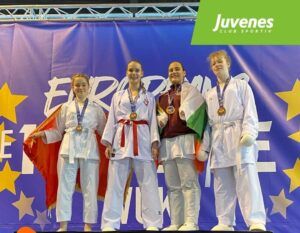 Patru mureșeni pe podium la Campionatul European de karate