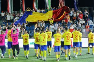 Naționala României, calificată în semifinalele Campionatului Mondial de Minifotbal