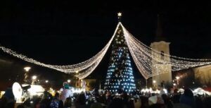 VIDEO: Iluminat festiv la Târgu Mureș