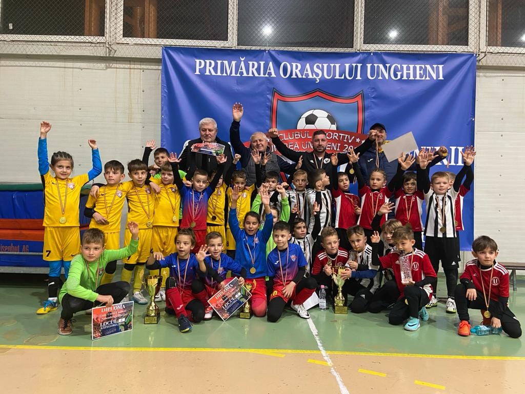 Micii fotbaliști de la Unirea Ungheni, pe poziții fruntașe