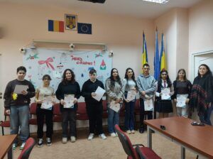 Elevii liceului „Gheorghe Marinescu” Târgu Mureș, premiați pentru desenele lor unice