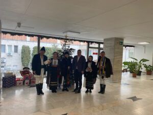 Spitalul Clinic Judeţean de Urgenţă Târgu Mureş vizitat de colindători