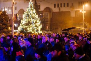 FOTO: Revelion în stradă, la Târgu Mureș