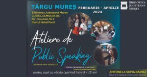 Ateliere de public speaking pentru copii la Biblioteca Județeană Mureș