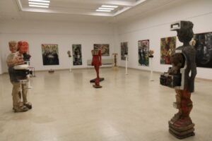 VIDEO, FOTO: „Nimb și Agonie”, cu Simion Moldovan la Muzeul Național al Țăranului Român