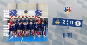 Futsal U19: Avantaj mare pentru meciul de retur