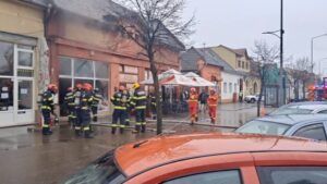 VIDEO: Explozie la un magazin de electrice și electronice din Târgu Mureș!