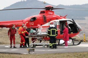 Nou-născut transportat cu elicopterul SMURD de la Miercurea Ciuc la Târgu Mureş
