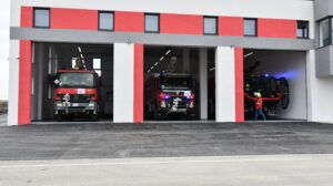 FOTO – Nouă stație de pompieri la Aeroportul „Transilvania” Târgu Mureș. „Un proiect de mare anvergură”