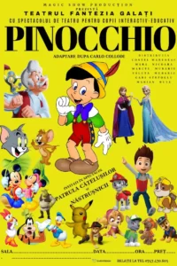 ”Pinocchio” la Târgu Mureș, spectacol de teatru pentru adulți și copii